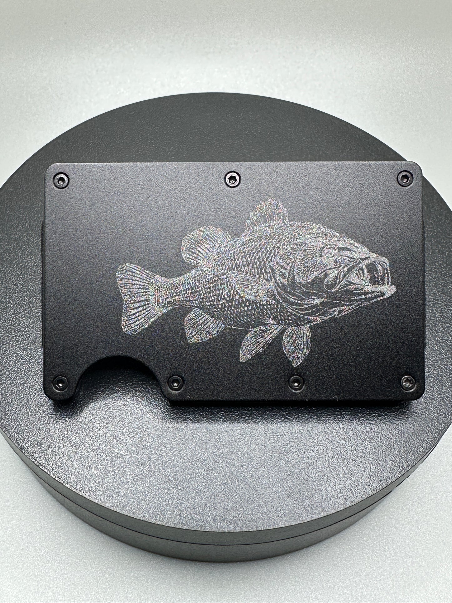 Large Mouth Bass Minimalist Wallet Money Clip