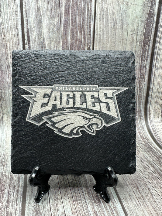 Philadelphia Eagles 4 pack Slate Coaster Custom Engraved